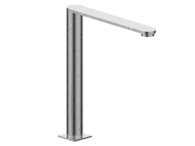 ALINE 49889 - Deck-mounted stainless steel spout _ Rubinetterie Frattini